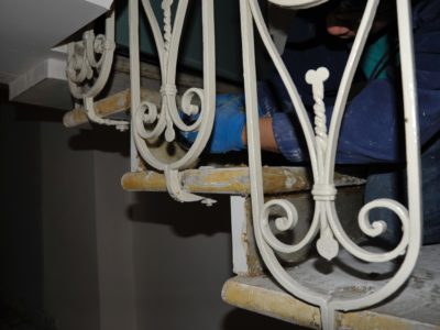 Hotel Minerva dettaglio ristrutturazione scale